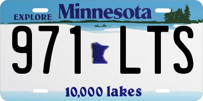 MN license plate 971LTS