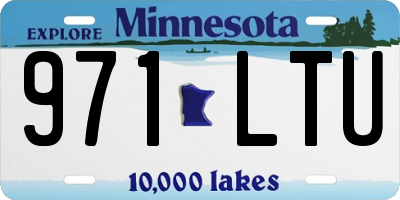 MN license plate 971LTU