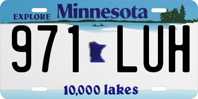 MN license plate 971LUH