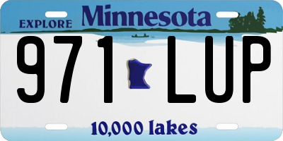 MN license plate 971LUP