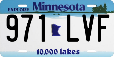 MN license plate 971LVF