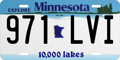 MN license plate 971LVI