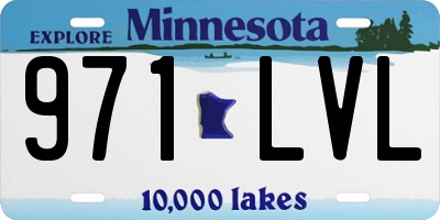 MN license plate 971LVL