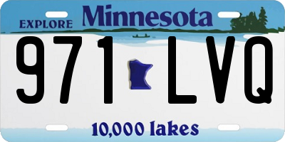 MN license plate 971LVQ
