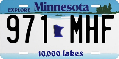 MN license plate 971MHF