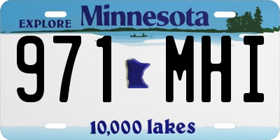 MN license plate 971MHI