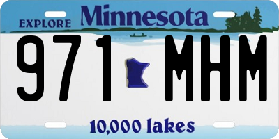 MN license plate 971MHM