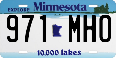 MN license plate 971MHO