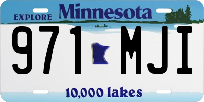 MN license plate 971MJI