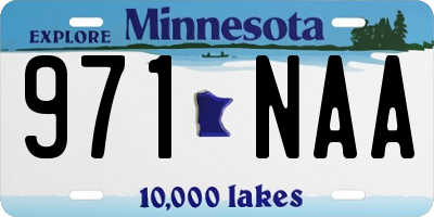 MN license plate 971NAA