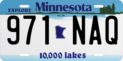 MN license plate 971NAQ