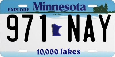 MN license plate 971NAY