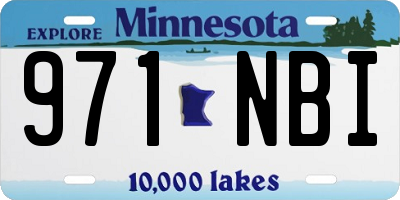 MN license plate 971NBI