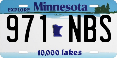 MN license plate 971NBS