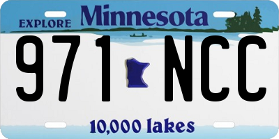 MN license plate 971NCC