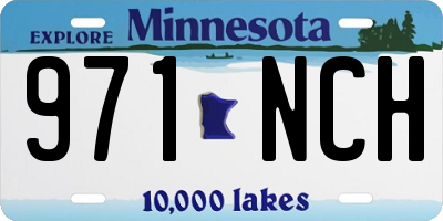 MN license plate 971NCH
