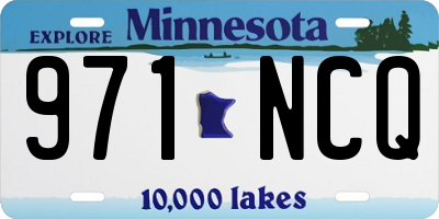MN license plate 971NCQ