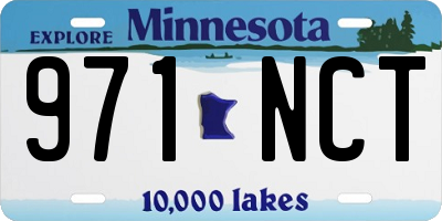MN license plate 971NCT