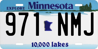 MN license plate 971NMJ