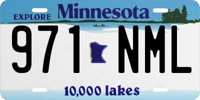 MN license plate 971NML
