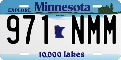 MN license plate 971NMM