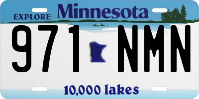 MN license plate 971NMN