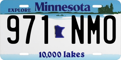 MN license plate 971NMO