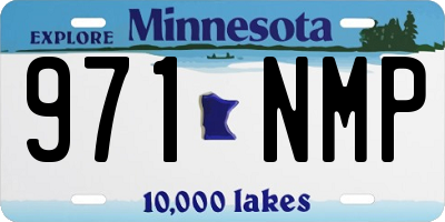 MN license plate 971NMP