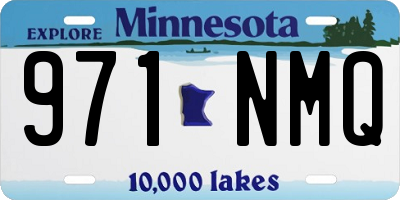 MN license plate 971NMQ