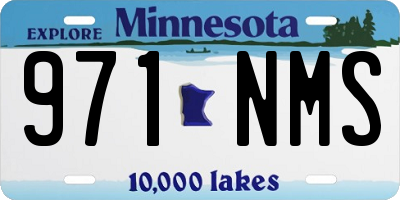 MN license plate 971NMS