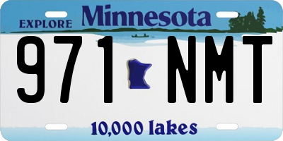 MN license plate 971NMT