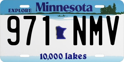 MN license plate 971NMV