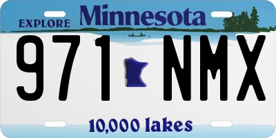 MN license plate 971NMX