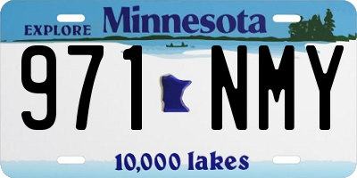 MN license plate 971NMY