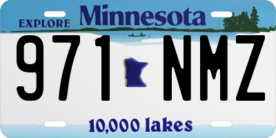 MN license plate 971NMZ