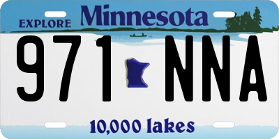 MN license plate 971NNA