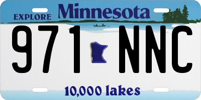 MN license plate 971NNC