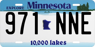 MN license plate 971NNE