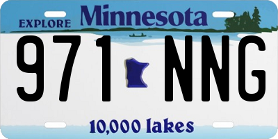 MN license plate 971NNG
