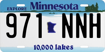 MN license plate 971NNH