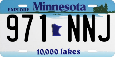 MN license plate 971NNJ