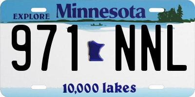 MN license plate 971NNL