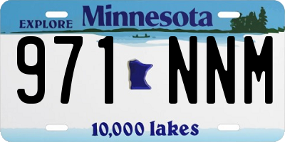 MN license plate 971NNM
