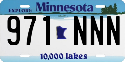 MN license plate 971NNN