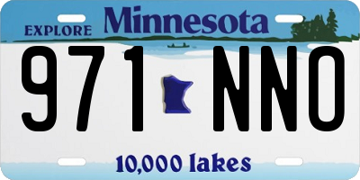 MN license plate 971NNO