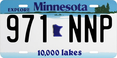 MN license plate 971NNP