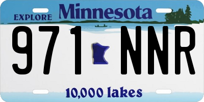 MN license plate 971NNR
