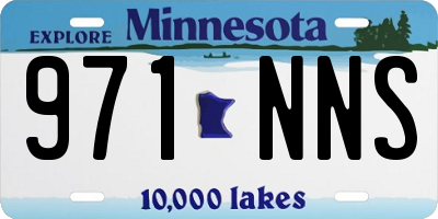 MN license plate 971NNS
