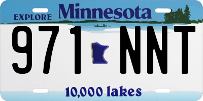 MN license plate 971NNT
