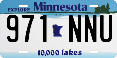MN license plate 971NNU